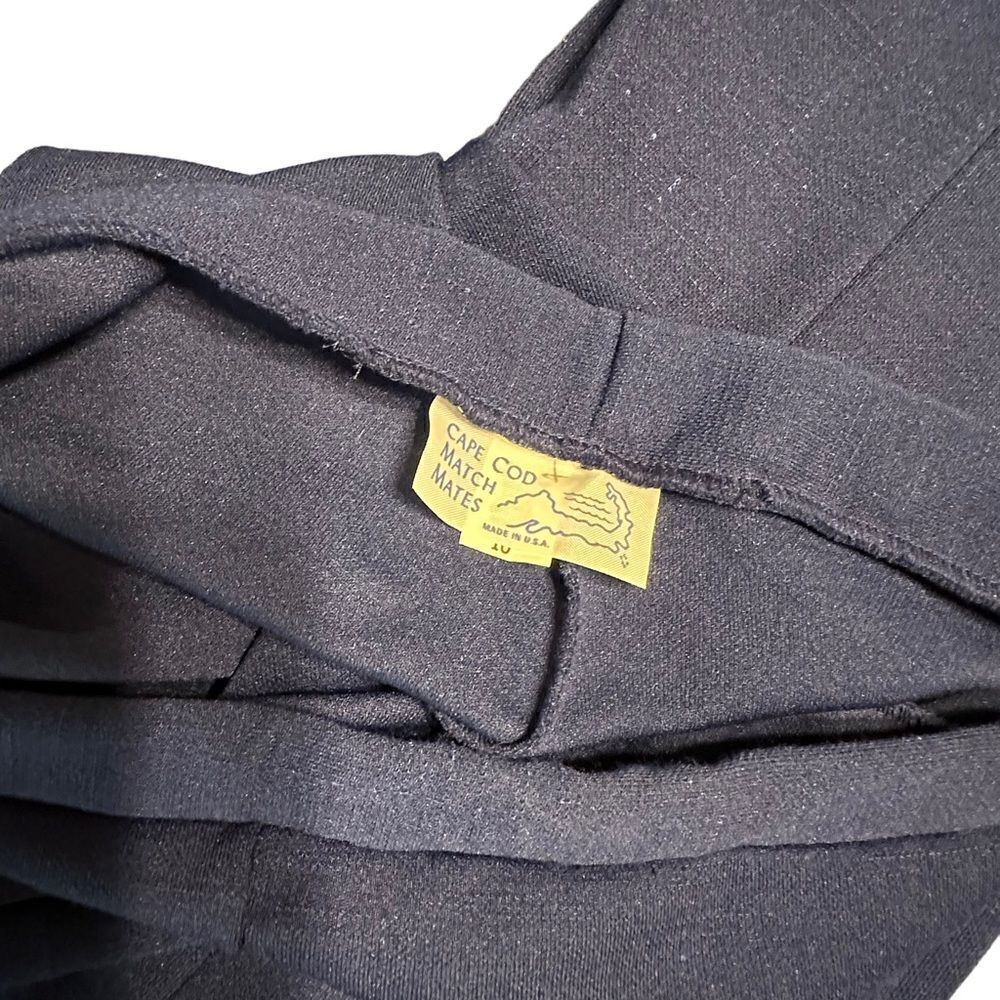 Vintage 80s Cape Cod Match Mates Blue Pants Suit - Picture 8 of 15